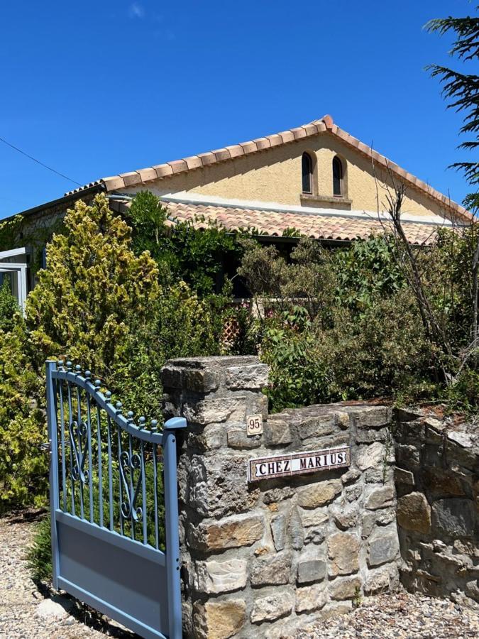 Chez Marius Villa Lagorce  Exteriör bild